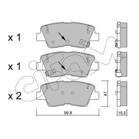 Bremsbeläge 822-886-1 von CIFAM günstig für 78,63 € online kaufen