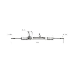 Achetez des Crémaillère de direction GENERAL RICAMBI FI4101 à prix pour 85,55 €