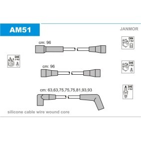 Compre Jogo de cabos de ignição da JANMOR AM51 a um preço baixo por 32,60 €
