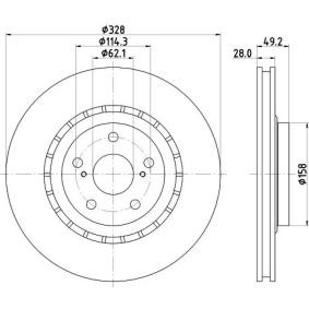Bremsscheibe MDC2629 von MINTEX günstig für 64,57 € online kaufen
