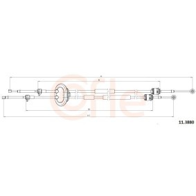 Acquista Cavo frizione da COFLE 11.2141 a buon mercato per soli 21,68 €