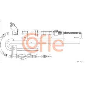 Handbremsseil 10.5231 von COFLE günstig für 29,98 € online kaufen