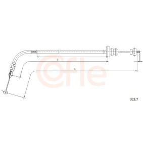Gaszug 323.7 von COFLE günstig für 14,20 € online kaufen