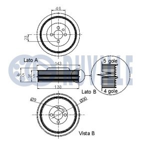 Wasserpumpe + Keilrippenriemensatz 55345801 von RUVILLE günstig für 108,17 € online kaufen