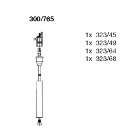 Zündleitungssatz 300/796 von BREMI günstig für 26,31 € online kaufen