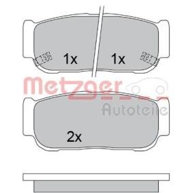 Compre Pastilhas de travão da METZGER 1170557 a um preço baixo por 27,83 €