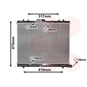Comprar Radiador, refrigeración del motor de VAN WEZEL 52002136 a bajo precio de 179,01 €