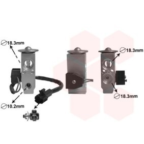 Comprar Válvula de expansión, aire acondicionado de VAN WEZEL 53001678 a bajo precio de 74,57 €