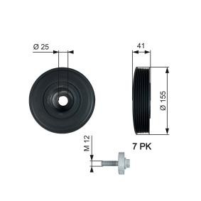 Riemenscheibe, Kurbelwelle TVD1017A von GATES günstig für 92,85 € online kaufen