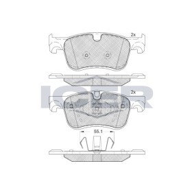 Bremsbeläge 182158 von ICER günstig für 40,03 € online kaufen