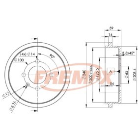 Bremstrommel BD-9615 von FREMAX günstig für 23,61 € online kaufen