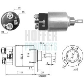 Magnetschalter, Anlasser 6646044 von HOFFER günstig für 38,32 € online kaufen