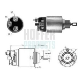 Magnetschalter, Anlasser 6646061 von HOFFER günstig für 41,24 € online kaufen