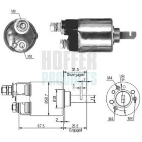 Acquista Elettromagnete motorino avviamento da HOFFER 6646112 a buon mercato per soli 39,81 €