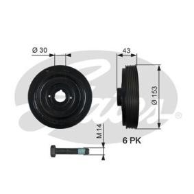 Acquista Puleggia cinghia albero a gomiti da GATES TVD1005A a buon mercato per soli 73,90 €