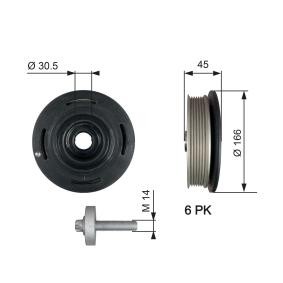 Acquista Puleggia cinghia albero a gomiti da GATES TVD1041A a buon mercato per soli 170,20 €