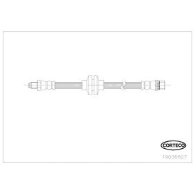 Comprar Latiguillo de freno de CORTECO 19036607 a bajo precio de 16,85 €