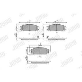 Bremsbeläge 573340J von JURID günstig für 43,84 € online kaufen