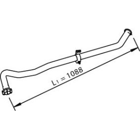 Achetez des Tuyau d'échappement DINEX 36623 à prix pour 124,65 €