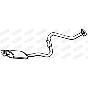 Acquista Marmitta centrale da WALKER 14146 a buon mercato per soli 61,12 €
