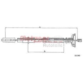 Acquista Cavo frizione da METZGER 10.340 a buon mercato per soli 12,11 €