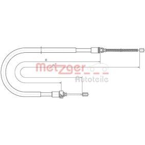 Handbremsseil 10.6033 von METZGER günstig für 12,33 € online kaufen