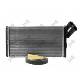 Compre Permutador de calor, aquecimento do habitáculo da ABAKUS 038-015-0010 a um preço baixo por 33,19 €