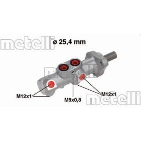 Hauptbremszylinder 05-0756 von METELLI günstig für 102,58 € online kaufen