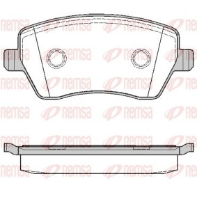 Bremsbeläge 0987 00 von KAWE günstig für 34,06 € online kaufen