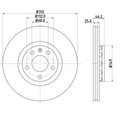 Comprar Disco de freno de Barum BAR25137 a bajo precio de 52,36 €