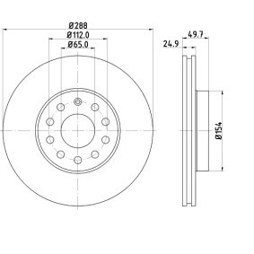 Comprar Disco de freno de Barum BAR25145 a bajo precio de 46,09 €