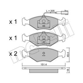 Bremsbeläge 22-0057-4 von METELLI günstig für 40,18 € online kaufen