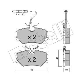 Bremsbeläge 22-0099-0 von METELLI günstig für 37,36 € online kaufen