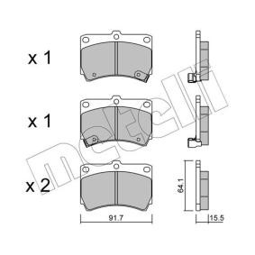 Bremsbeläge 22-0196-0 von METELLI günstig für 23,89 € online kaufen