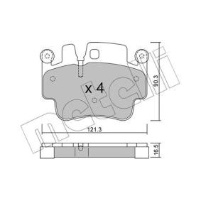 Bremsbeläge 22-0657-0 von METELLI günstig für 81,36 € online kaufen