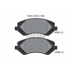 Bremsbeläge 2238101 von TEXTAR günstig für 54,64 € online kaufen