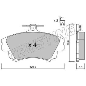Bremsbeläge 295.0 von TRUSTING günstig für 88,20 € online kaufen