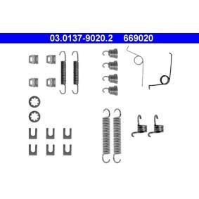 Comprar Juego de accesorios, zapatas de freno de ATE 03.0137-9020.2 a bajo precio de 10,15 €