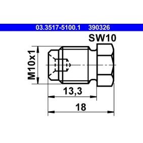 Compre Cilindro principal de freno de ATE online para 205 I Descapotable (741B, 20D) a precios moderados