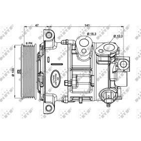 Comprar Compresor, aire acondicionado de NRF 32882 a bajo precio de 271,57 €