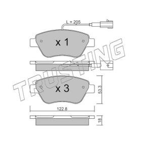 Bremsbeläge 330.0 von TRUSTING günstig für 58,41 € online kaufen