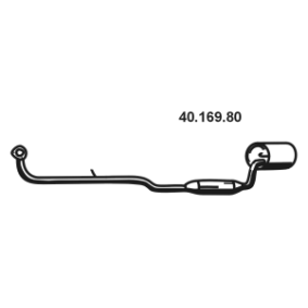 Acquista Silenziatore anteriore da EBERSPÄCHER 40.169.80 a buon mercato per soli 175,40 €