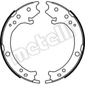 Comprar Zapata de freno de mano de METELLI 53-0161 a bajo precio de 41,56 €