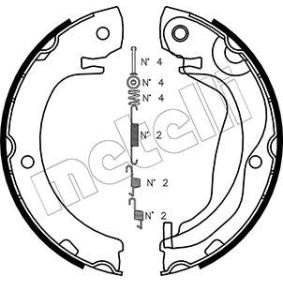 Bremsbackensatz, Feststellbremse 53-0453K von METELLI günstig für 35,62 € online kaufen