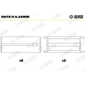 Kurbelwellenlager H975/5 0.25mm von GLYCO günstig für 48,02 € online kaufen