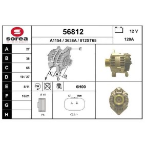 Lichtmaschine für RENAULT von EAI
