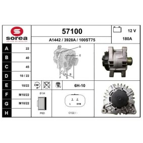 Lichtmaschine für VAUXHALL von EAI