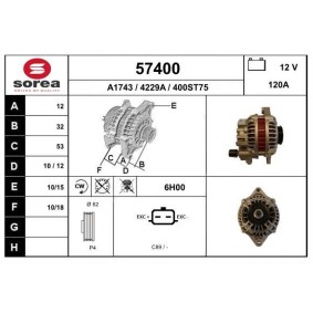 Lichtmaschine für CHRYSLER von EAI
