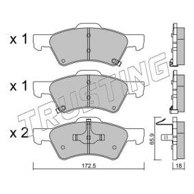 Bremsbeläge 639.0 von TRUSTING günstig für 112,36 € online kaufen