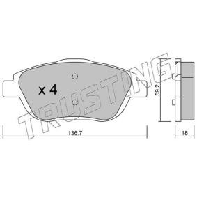 Bremsbeläge 869.0 von TRUSTING günstig für 101,77 € online kaufen
